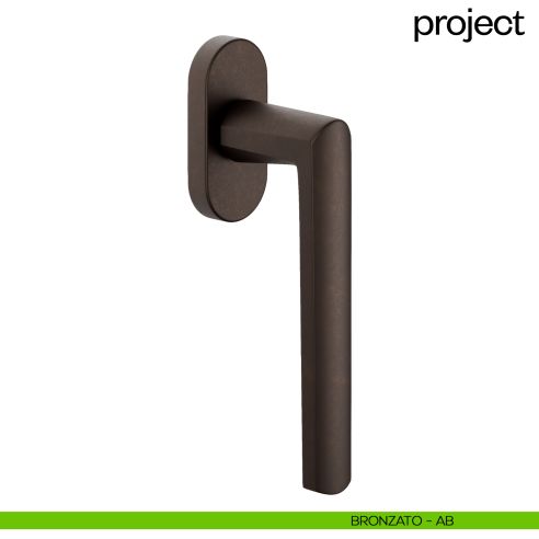 Maniglia per finestra martellina DK Project dnd bronzato