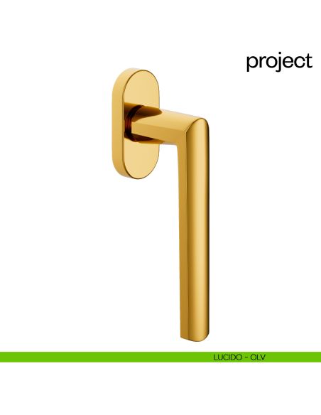 Maniglia per finestra martellina DK Project dnd lucido