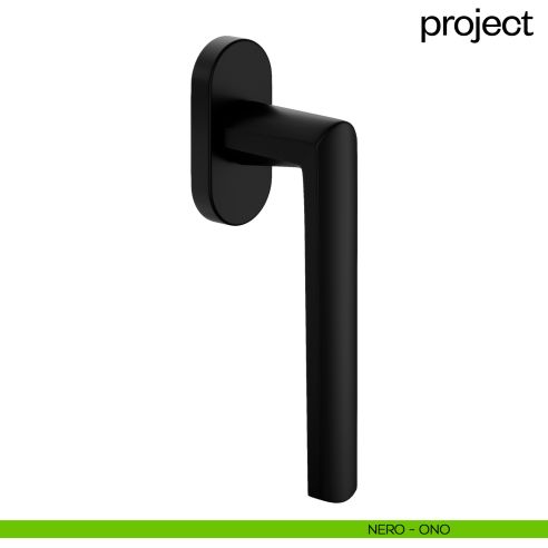 Maniglia per finestra martellina DK Project dnd nero