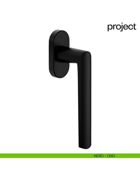 Maniglia per finestra martellina DK Project dnd nero