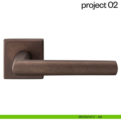 Maniglia per porta Project 02 dnd Handles bronzato