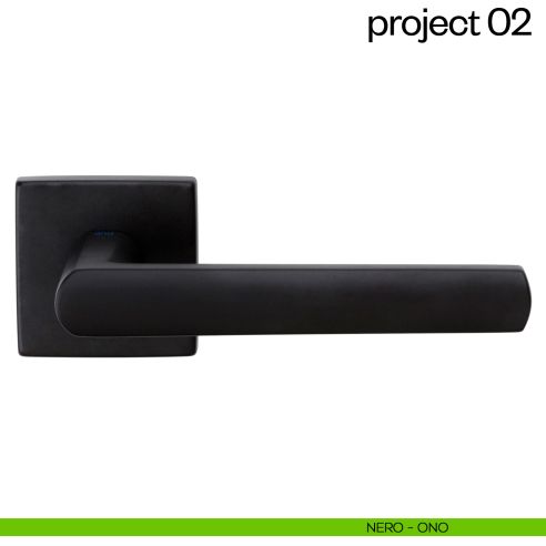 Maniglia per porta Project 02 dnd Handles nero