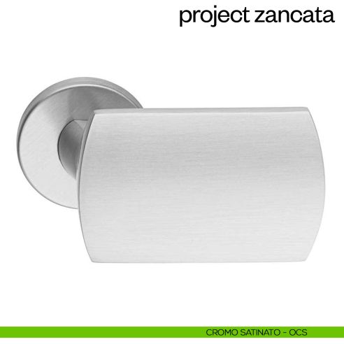 Maniglia per porta Project Zancata dnd Handles cromo satinato