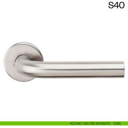 Maniglia per porta in acciaio S40 dnd Handles 2