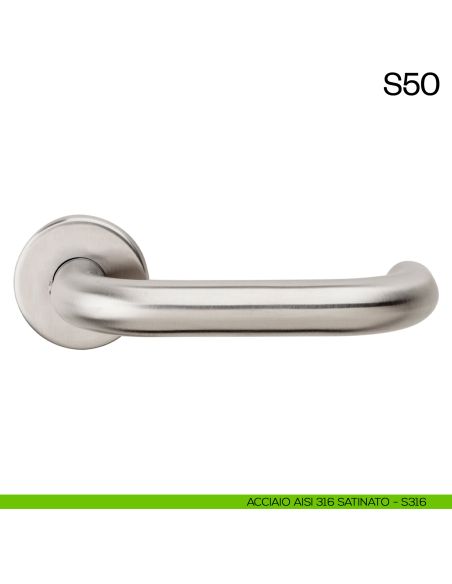 Maniglia Acciaio Porta Interna S50 DND Handles