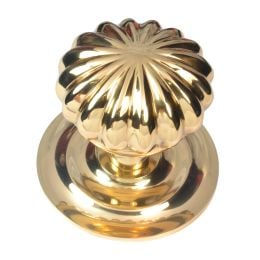 Pomolo fisso ottone lucido verniciato Margherita Nestori