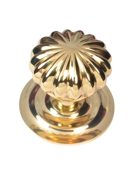 Pomolo fisso ottone lucido verniciato Margherita Nestori