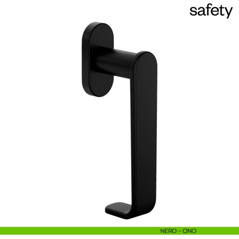 Maniglia per finestra martellina DK Safety dnd nero