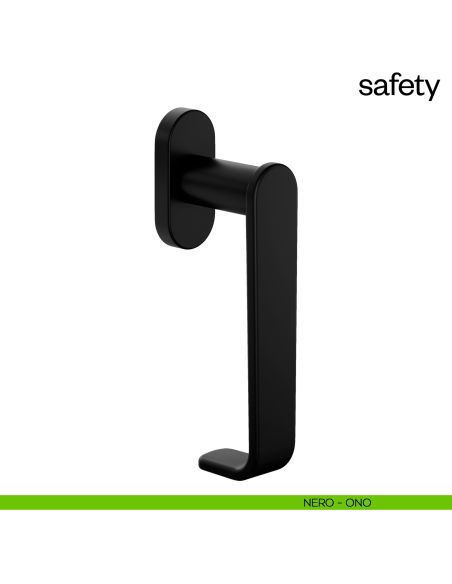 Maniglia per finestra martellina DK Safety dnd nero