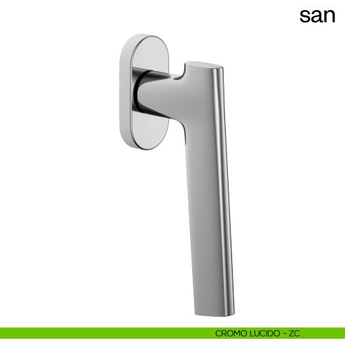 Maniglia per finestra martellina DK San dnd cromo lucido