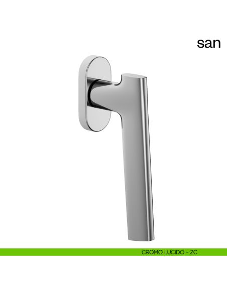 Maniglia per finestra martellina DK San dnd cromo lucido