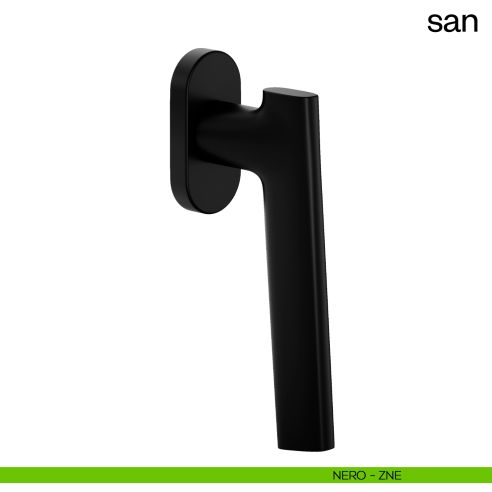 Maniglia per finestra martellina DK San dnd nero