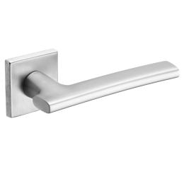 Maniglia per porta San 02 dnd handles con rosetta quadrata