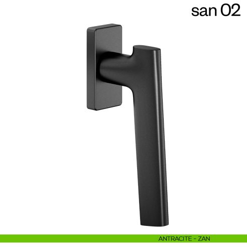 Maniglia per finestra martellina DK San 02 dnd antracite