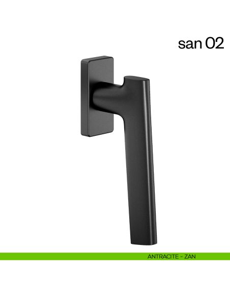 Maniglia per finestra martellina DK San 02 dnd antracite