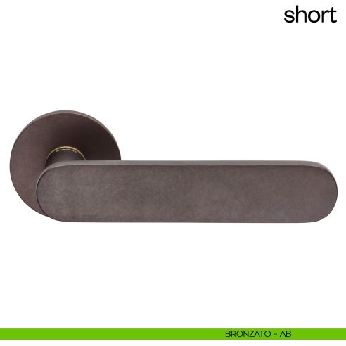 Maniglia per porta Short dnd Handles bronzato