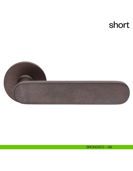 Maniglia per porta Short dnd Handles bronzato