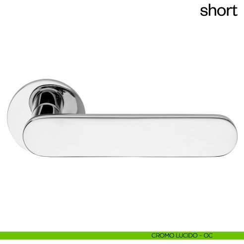Maniglia per porta Short dnd Handles cromo lucido