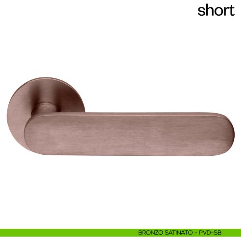 Maniglia per porta Short dnd Handles bronzo satinato