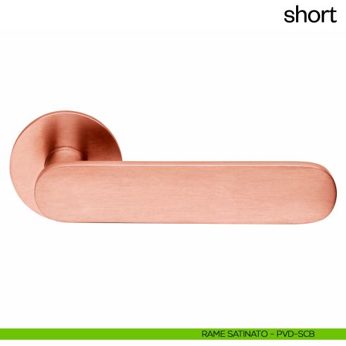 Maniglia per porta Short dnd Handles rame satinato