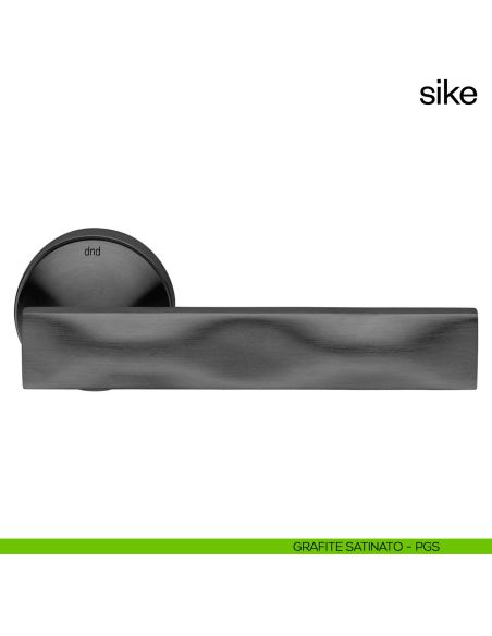 Maniglia per porta Sike dnd Handles grafite satinato