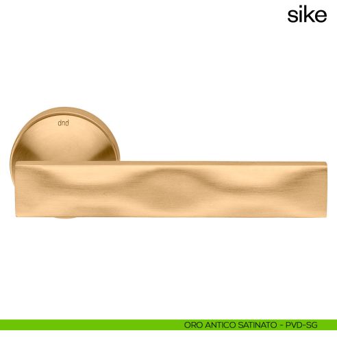 Maniglia per porta Sike dnd Handles oro antico satinato