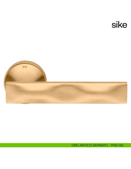 Maniglia per porta Sike dnd Handles oro antico satinato