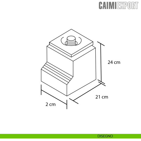 Fermo inferiore in battuta Master Universal Caimi Export ML93 - disegno