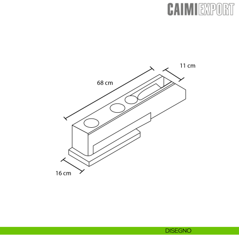 Fermo superiore in battuta Master Universal Caimi Export MU92 - disegno