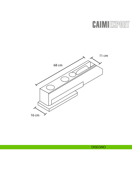 Fermo superiore in battuta Master Universal Caimi Export MU92 - disegno
