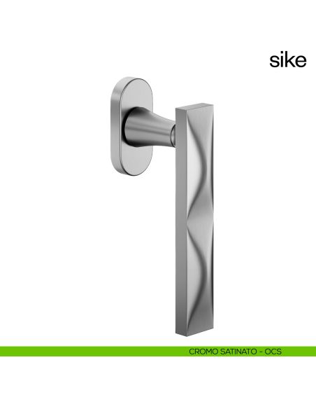 Maniglia per finestra martellina DK Sike dnd cromo satinato