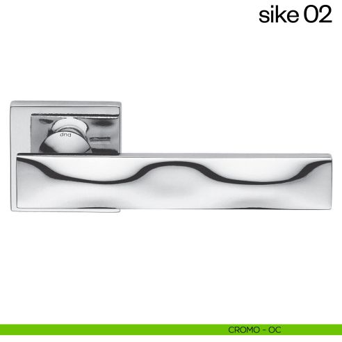 Maniglia per porta Sike 02 dnd cromo lucido