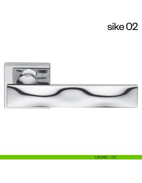 Maniglia per porta Sike 02 dnd cromo lucido