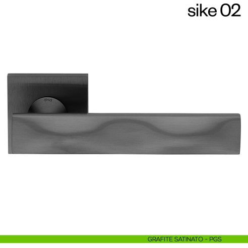 Maniglia per porta Sike 02 dnd grafite satinato