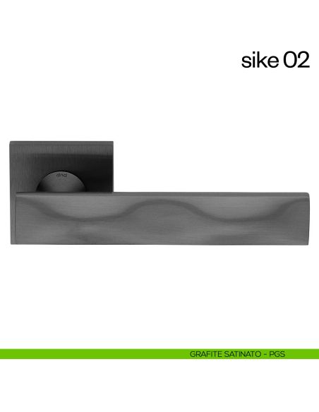 Maniglia per porta Sike 02 dnd grafite satinato