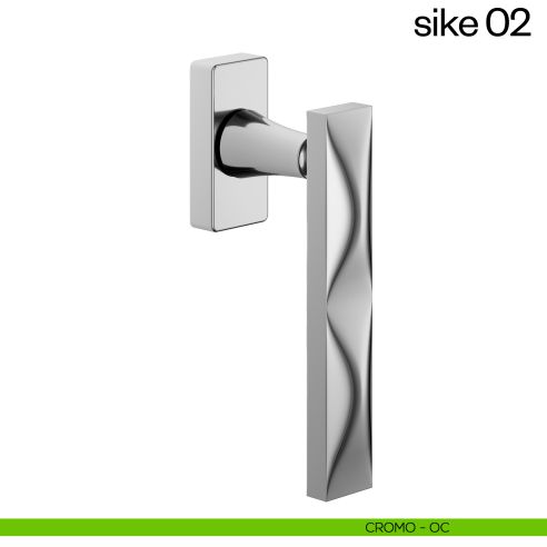 Maniglia per finestra martellina DK Sike 02 dnd cromo lucido