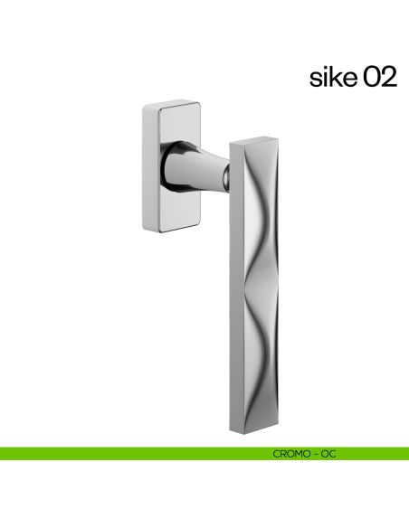 Maniglia per finestra martellina DK Sike 02 dnd cromo lucido