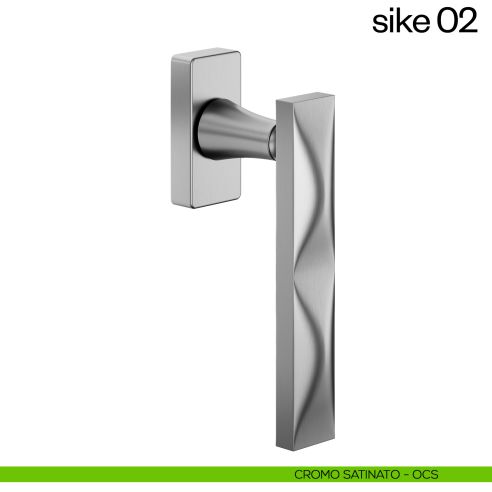 Maniglia per finestra martellina DK Sike 02 dnd cromo satinato