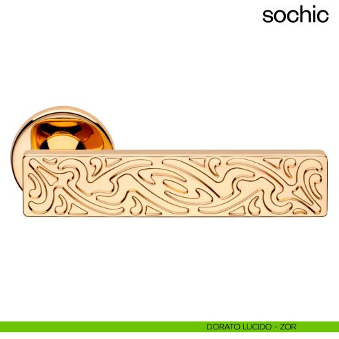 Maniglia per porta Sochic dnd Handles dorato lucido