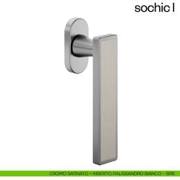 Maniglia per finestra martellina DK Sochic L dnd Handles con inserto in legno 2