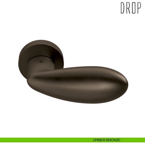 Maniglia per porta Drop Colombo Design umber bronzo