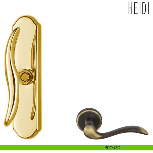 Maniglia per finestra cremonese Heidi Colombo Design bronzo