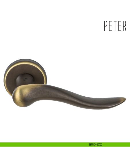Maniglia per porta Peter Colombo Design bronzo
