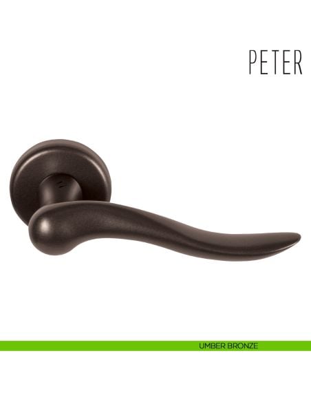 Maniglia per porta Peter Colombo Design umber bronze