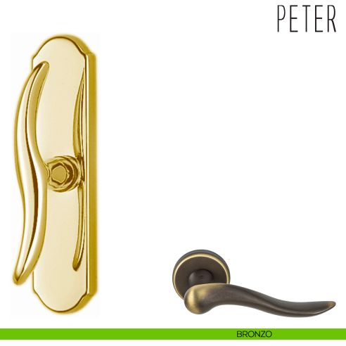 Maniglia per finestra cremonese Peter Colombo Design bronzo