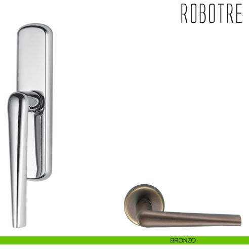 Maniglia per finestra cremonese Robotre Colombo Design bronzo
