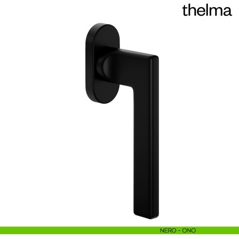 Maniglia per finestra martellina DK Thelma dnd nero