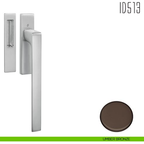 Maniglione per alzante scorrevole ID513 singolo Colombo Design umber bronze