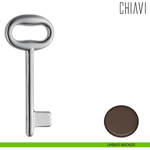 Chiave per porta interna CD14 Colombo Design umber bronze