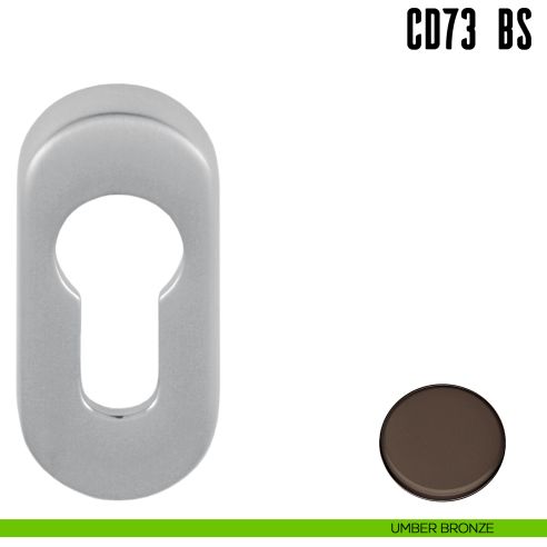 Bocchetta stretta foro yale Colombo Design CD73 BS umber bronze